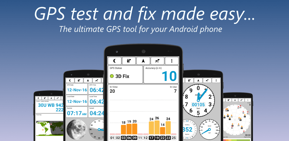 GPS Test v1.6.5 MOD APK (Premium Unlocked)