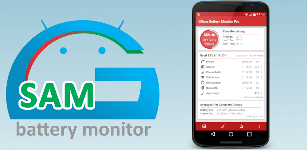 GSam Battery Monitor Pro v3.46 APK + MOD (Full, Optimized, Lite)