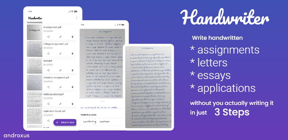 Handwriter v1.8.2 MOD APK (Premium Unlocked)