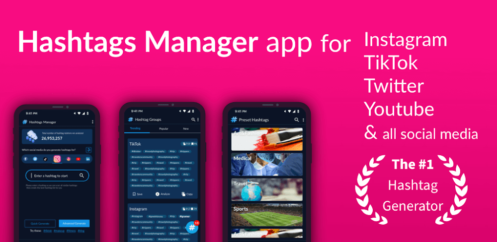 Hashtags AI v1.2.9 APK + MOD (Premium Unlocked)