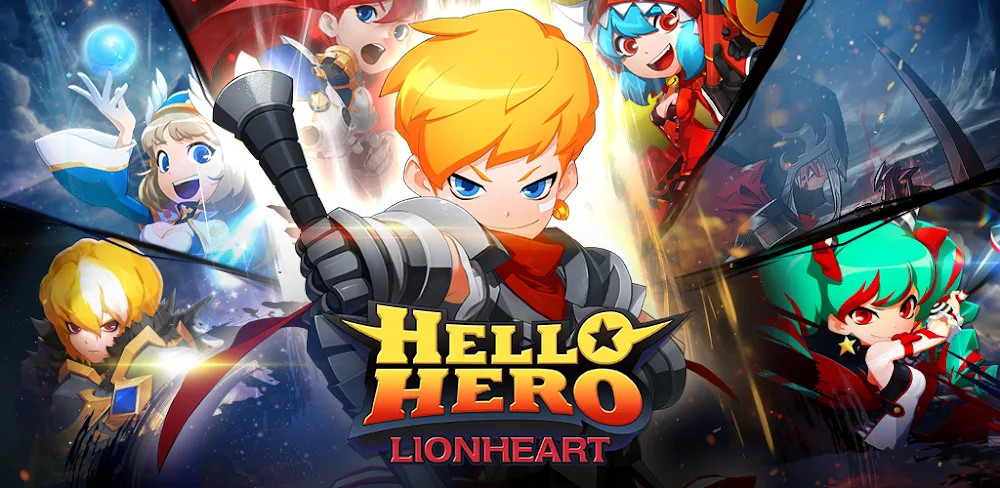 Hello Hero: LionHeart AFK v1.2.13 MOD APK (Damage & Defense Multiplier, God Mode)
