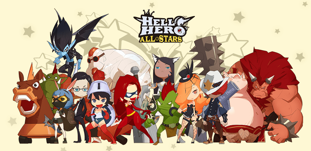 Hello Hero All Stars MOD APK v2.15.0 (No Skill CD, Angel Mode, Always Crit)