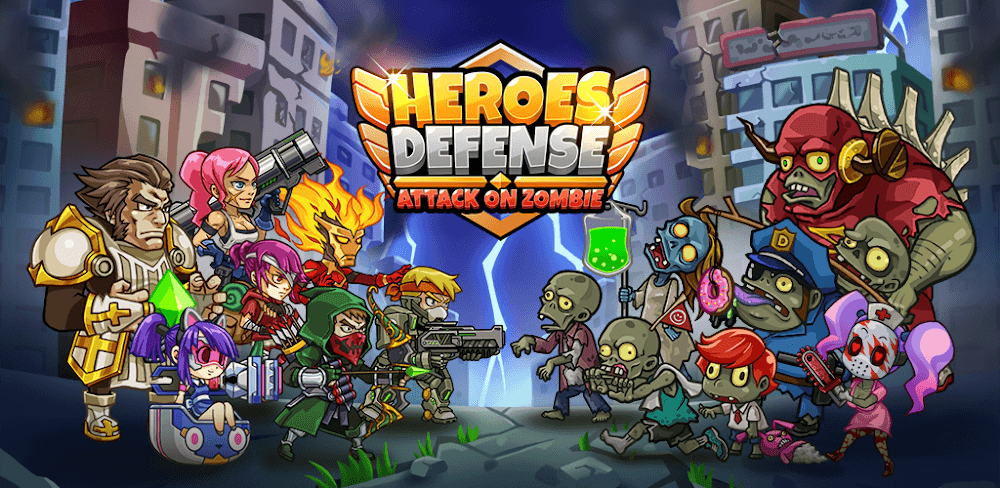 Heroes Defense: Attack Zombie v1.0.7 MOD APK (Unlimited Money)