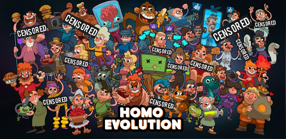 Homo Evolution: Human Origins v1.6.13 MOD APK (Unlimited Gold, Diamonds, Free Spaces)