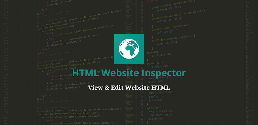 HTML Website Inspector Editor v2.998 MOD APK (Premium Unlocked)