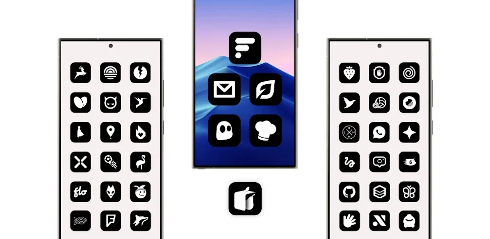 iBlack – Icon Pack v5.9 APK (Full Version)