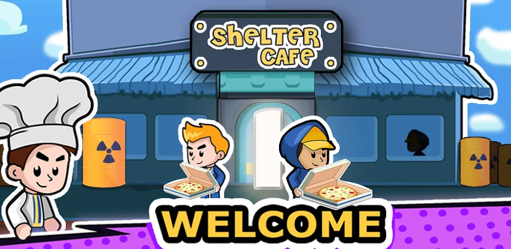 Idle Food Shelter Cafe Tycoon v1.0 MOD APK (Menu, Unlimited Resources)
