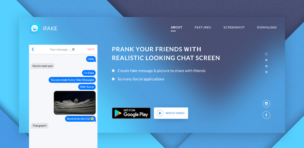 iFake: Funny Fake Messages v20.1.1 MOD APK (Premium Unlocked)