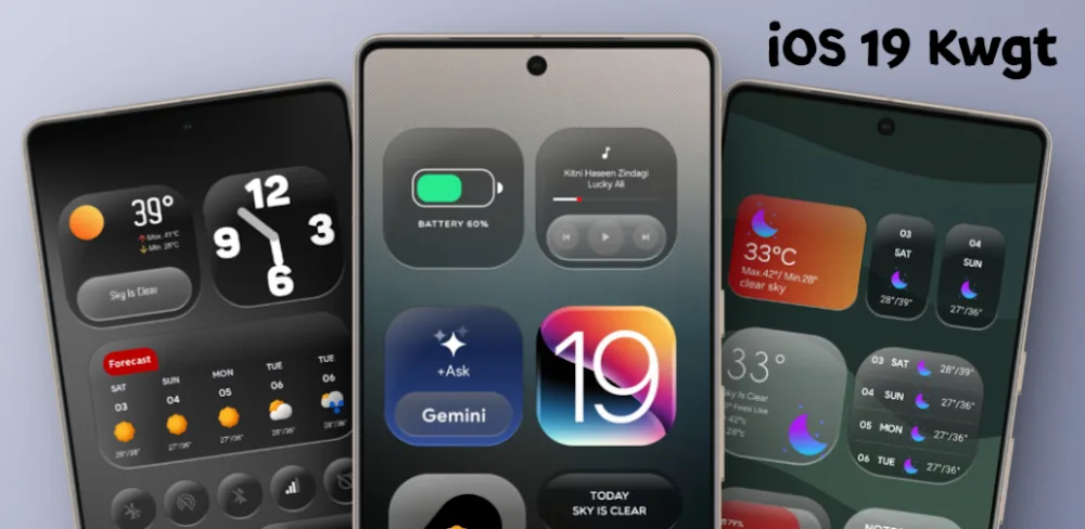 iOS 19 Kwgt v1.5.0 APK (Full Version)