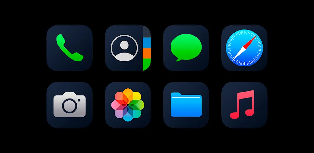 iPeach Black – Icon Pack v1.9.7 APK (Full Version)