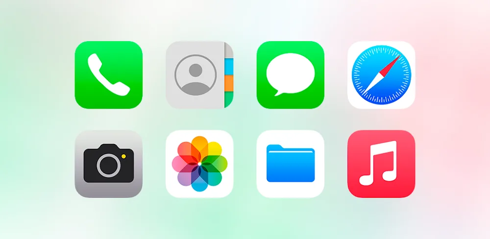 iPear iOS 17 – Icon Pack v1.7.5 APK (Full Version)