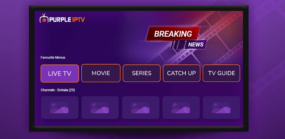 Purple IPTV v7.0.7 MOD APK (Premium Unlocked)