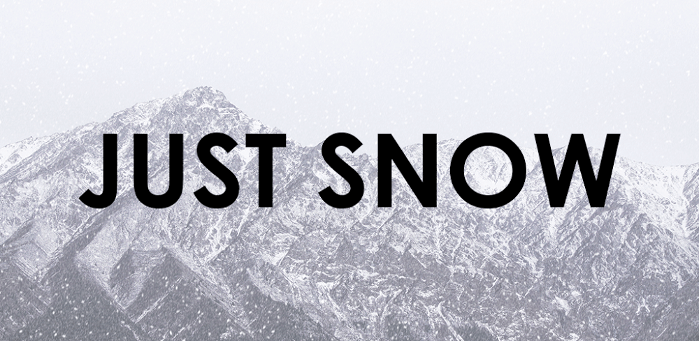 Just Snow v8.0.1 MOD APK (Pro Unlocked)