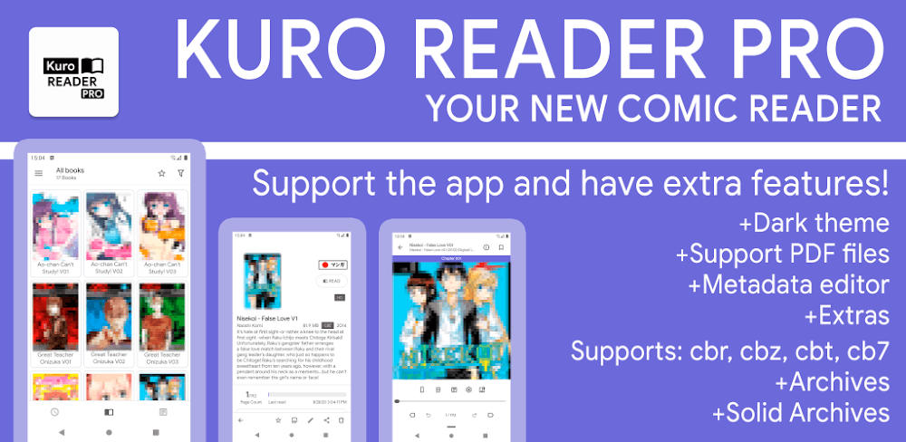 Kuro Reader Pro v1.6.5_pro APK (Full Paid)