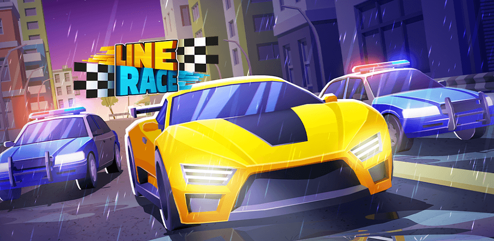 Line Race: Police Pursuit MOD APK v2.0.2 (Unlimited Money, No Ads)