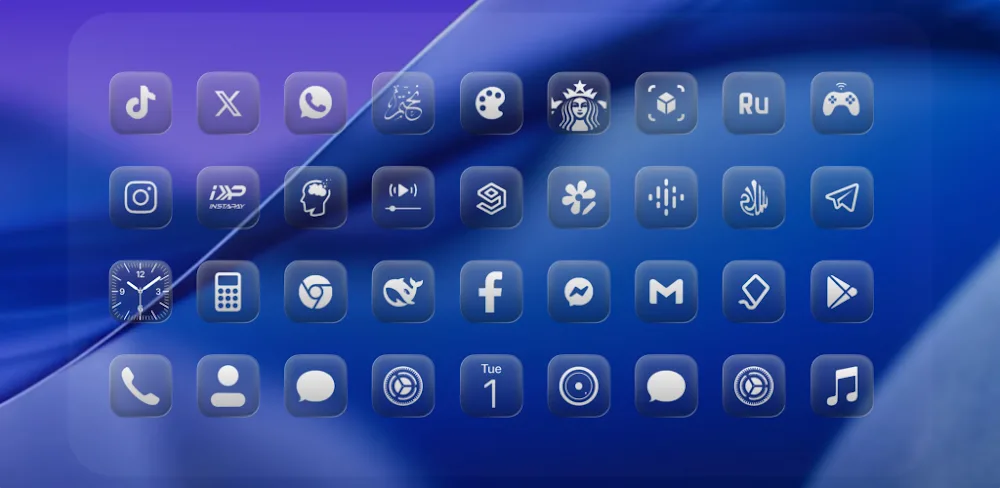 Liquid Glass 26 Icon Pack v1.7 APK (Full Version)