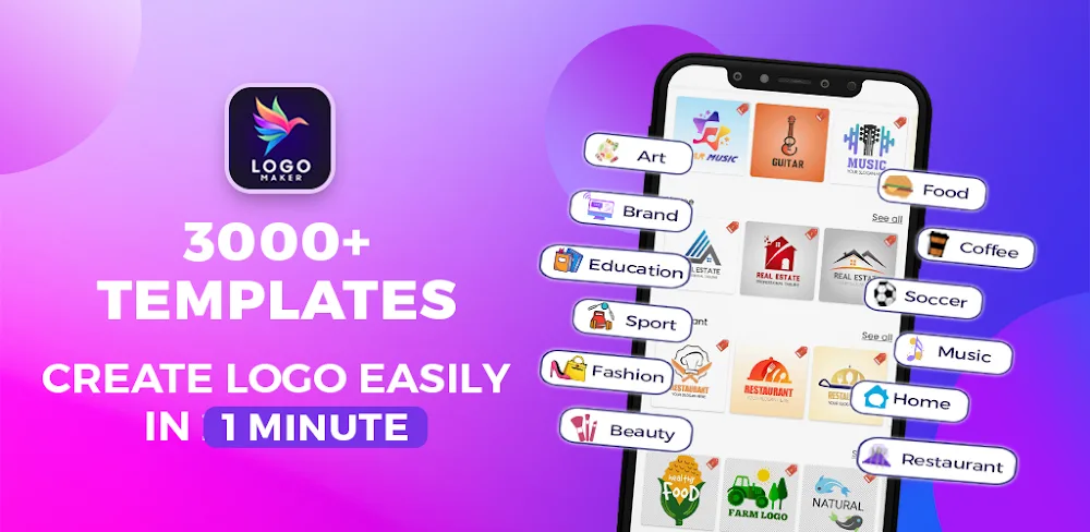 Logo Maker & Logo Creator v5.2.0 MOD APK (Premium Unlocked)