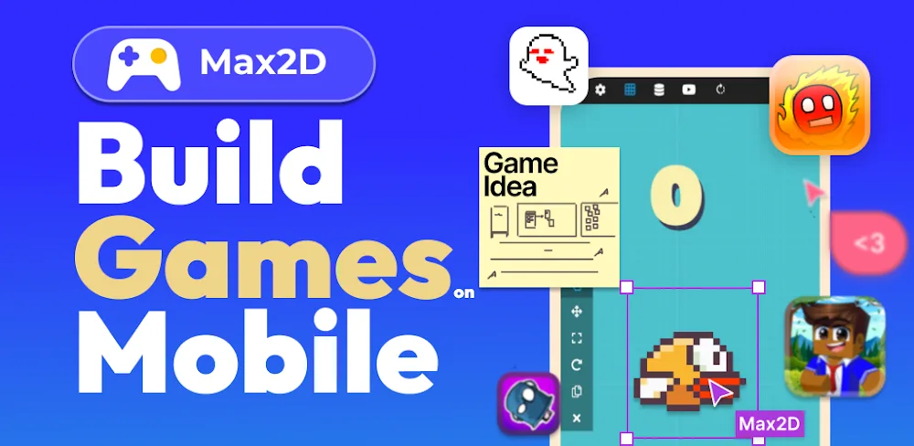 Max2D: Game Maker v2025.12.28 MOD APK (Premium Unlocked)