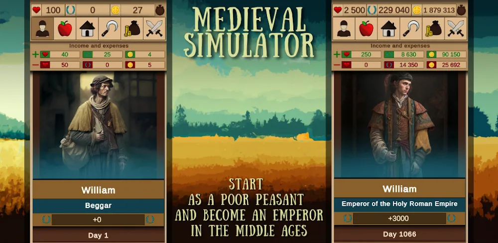 Medieval Simulator v1.52 MOD APK (Unlimited Money)