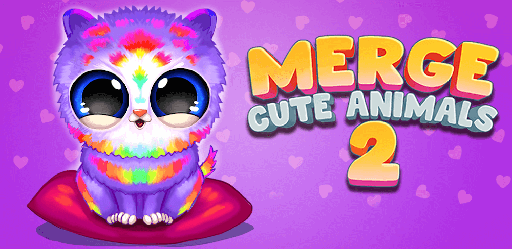 Merge Cute Animal 2: Pet merge MOD APK v2.49.00 (High Experience, Instant Level Up)