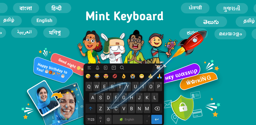 Mint Keyboard v1.45.01.001 MOD APK (Premium Unlocked)