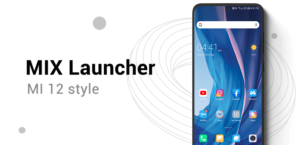 MiX Launcher 2 v5.7.1 MOD APK (Premium Unlocked)