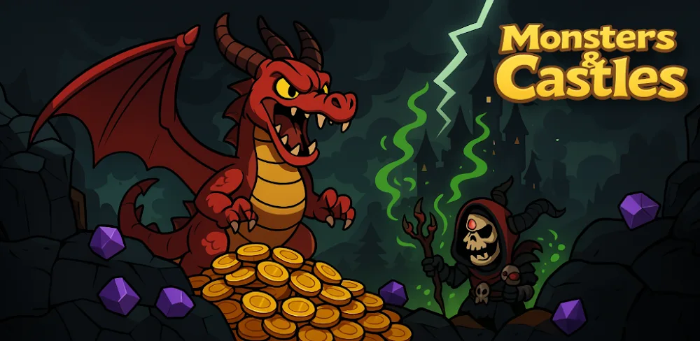 Monsters & Castles: Idle Crush v1.0.9 MOD APK (Menu, Unlimited Gold, Speed, Free Summon)