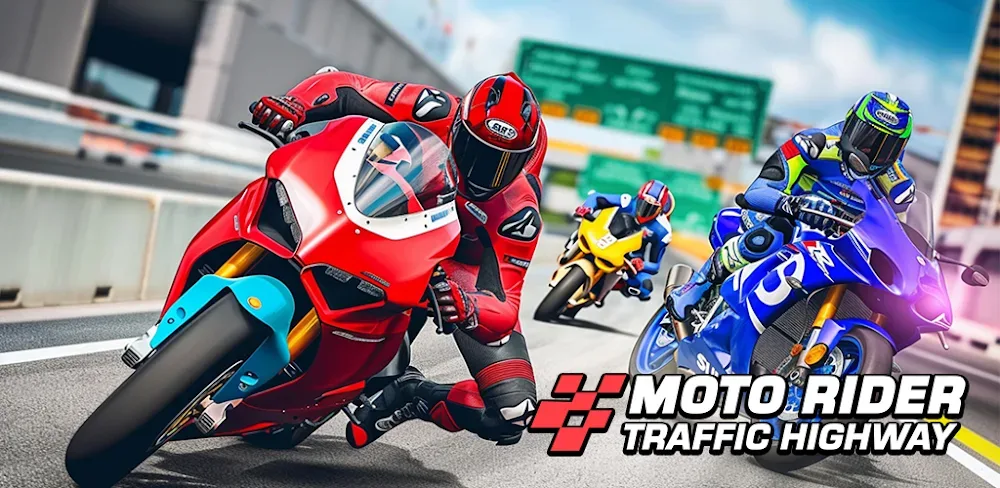 Moto Rider: Traffic Highway v1.0.7 MOD APK (Unlimited Gold, Gems, Remove ADS)