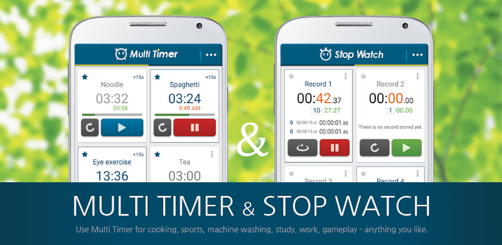 Multi Timer StopWatch v2.13.32 MOD APK (Premium Unlocked)