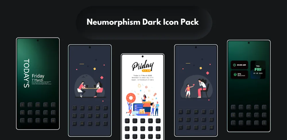 Neumorphism Icon Pack v1.1 APK (Full Version)