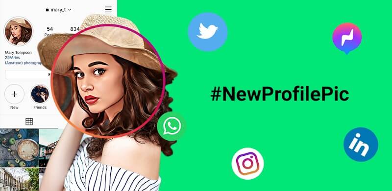 New Profile Pic v0.5.30 MOD APK (Pro Unlocked)
