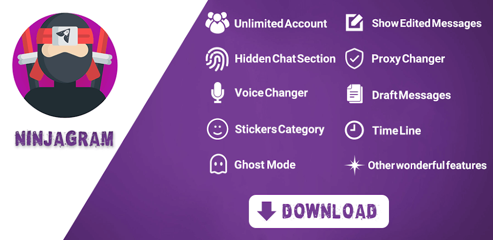 Ninjagram v9.6.5 MOD APK (ADS Removed)