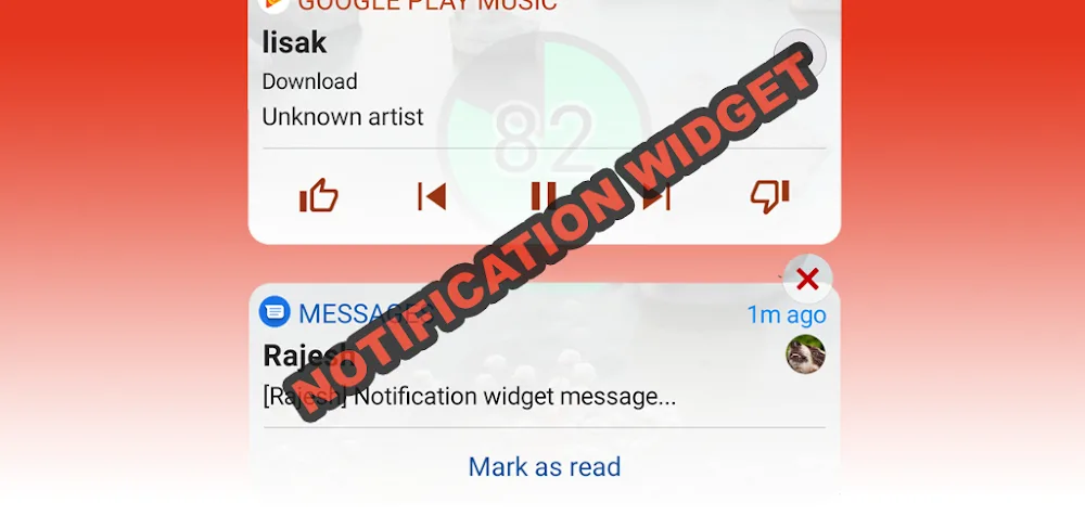 Notification Widget v1.5.206 MOD APK (Premium Unlocked)