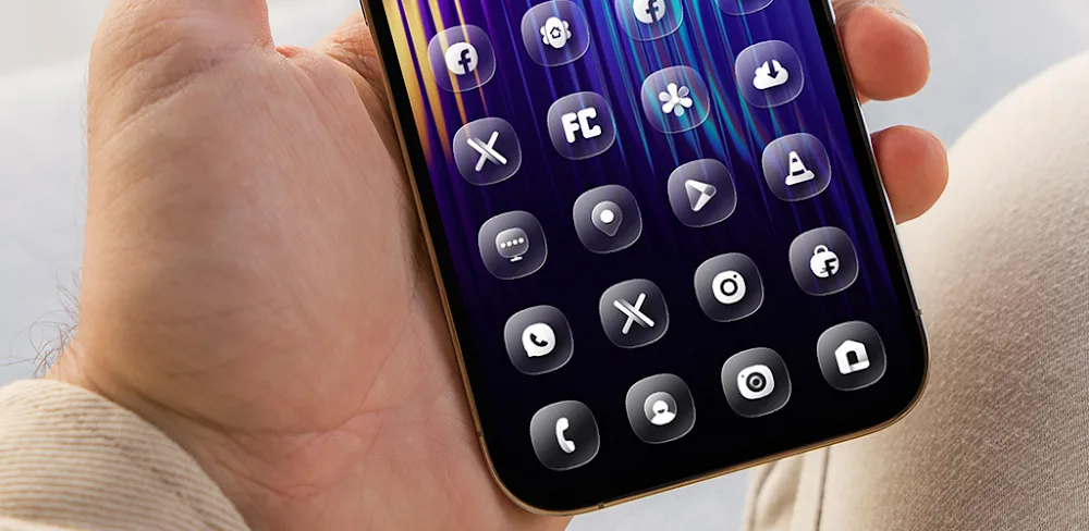 OneUI Glass IconPack v1.1.1 APK (Full Version)