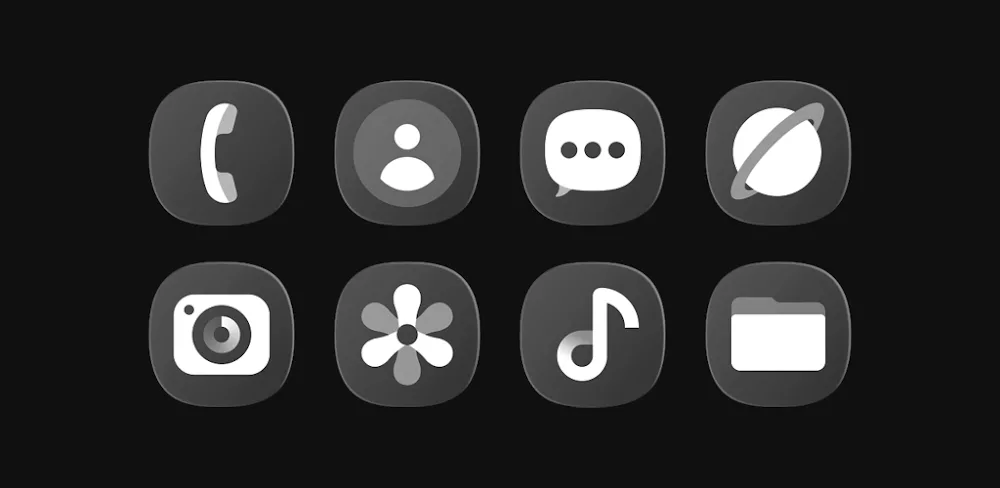 OneGlass 8 – Icon Pack v1.1.0 APK (Full Version)