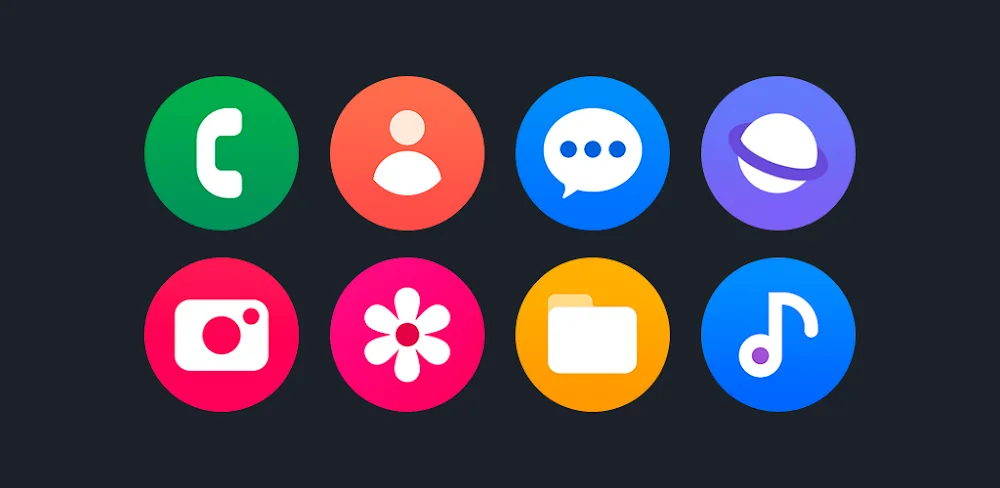 OneMax 6 – Icon Pack (Round) v5.9 APK (Full Version)
