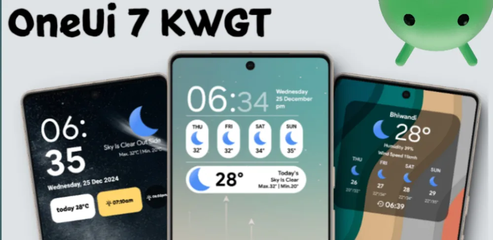 OneUi 7 KWGT v1.1.3 APK (Full Version)