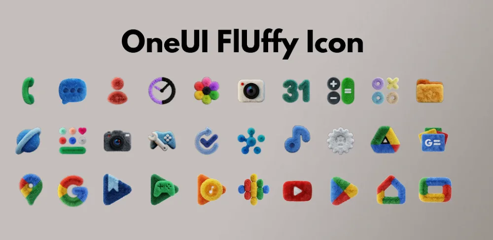 OneUI Fluffy Icons v1.1 APK (Full Version)
