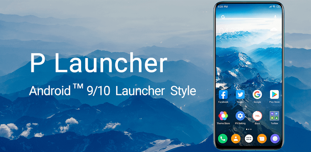 P Launcher v9.1.1 MOD APK (Premium Unlocked)