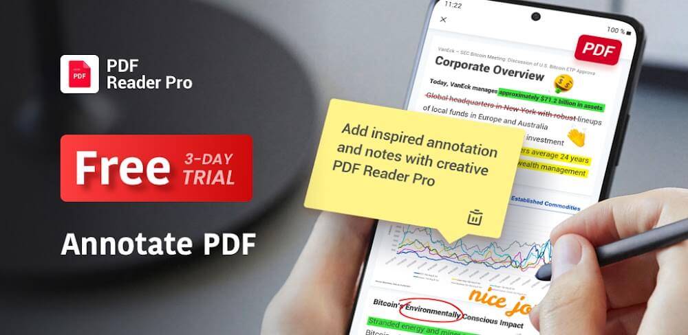 PDF Reader Pro v7.4.1 MOD APK (VIP Unlocked)