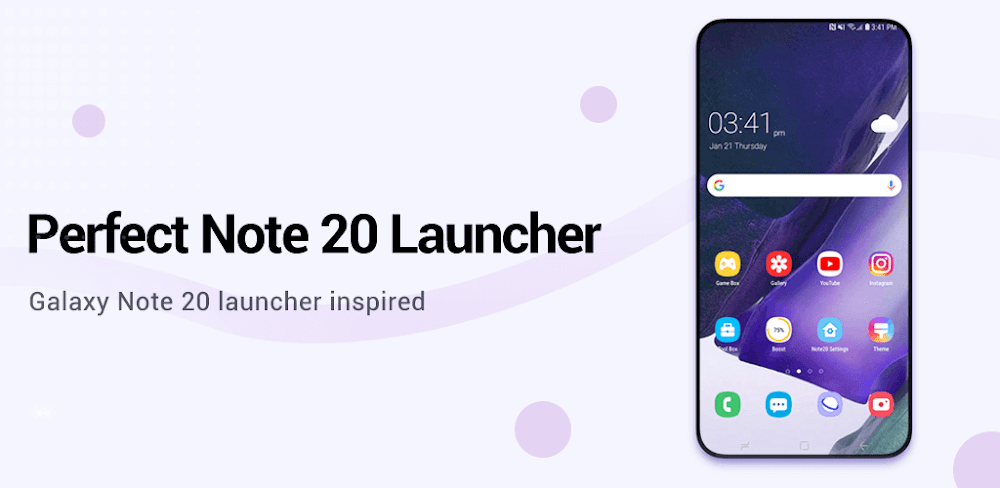 Perfect Note20 Launcher v7.4.1 MOD APK (Premium Unlocked)