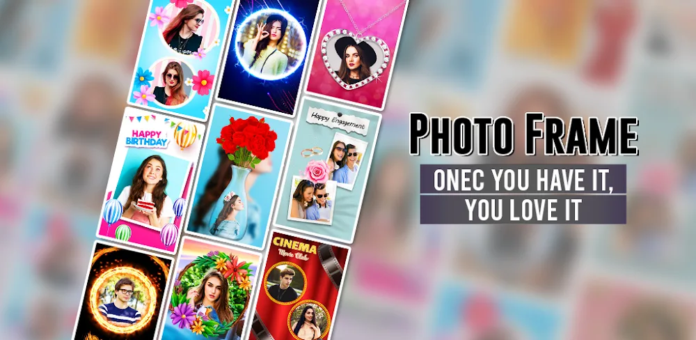 Photo Frames: Photo Editor v1.3.4 MOD APK (Premium Unlocked)