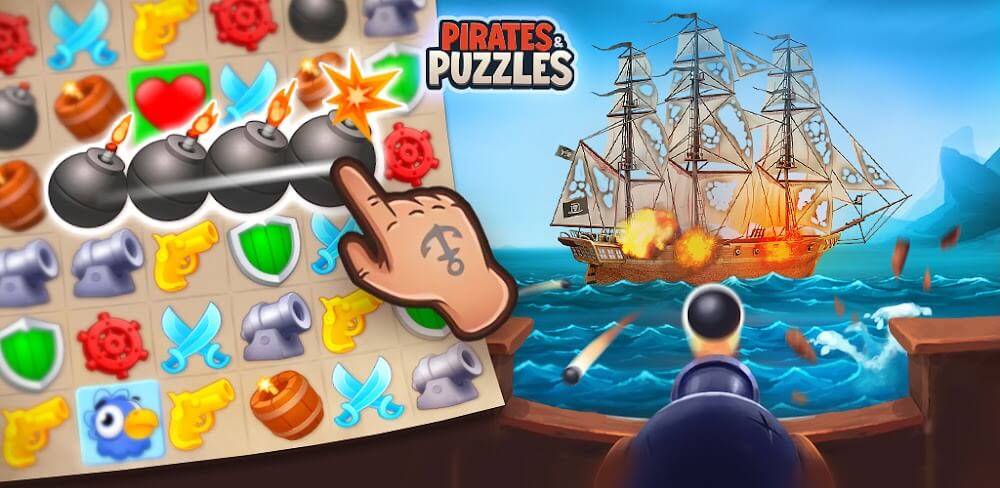 Pirates and Puzzles v2.7.1 MOD APK (High Attack/Defense)