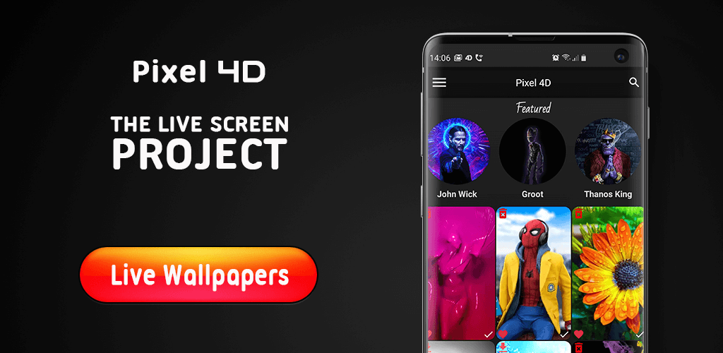 Pixel 4D Live Wallpapers v3.4.6 MOD APK (Premium Unlocked)