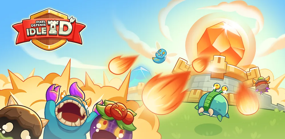 Pixel Defense: Idle TD v0.0.5 MOD APK (Damage Multiplier, God Mode, Currency)