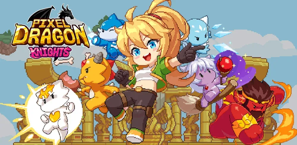 Pixel Dragon Knights: Idle RPG v1.8.1 MOD APK (Menu, Damage Multiplier, God Mode)