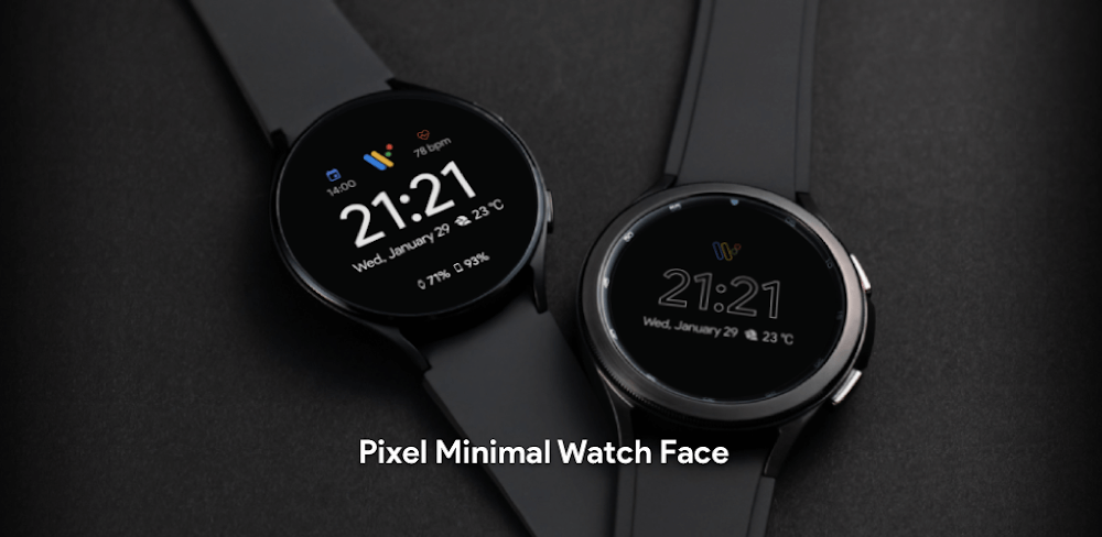 Pixel Minimal Watch Face v2.6.7 MOD APK (Premium Unlocked)