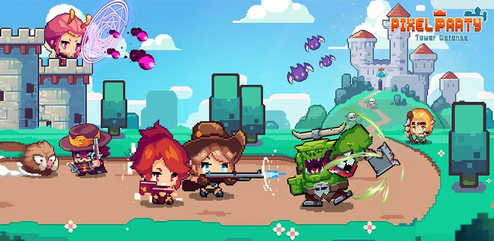 Pixel Party v0.2.6 MOD APK (Dumb Enemy, No Attack Cooldown)