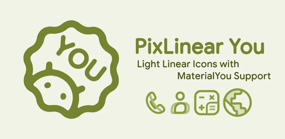 PixLinear You Icon Pack v1.7 APK (Full Version)