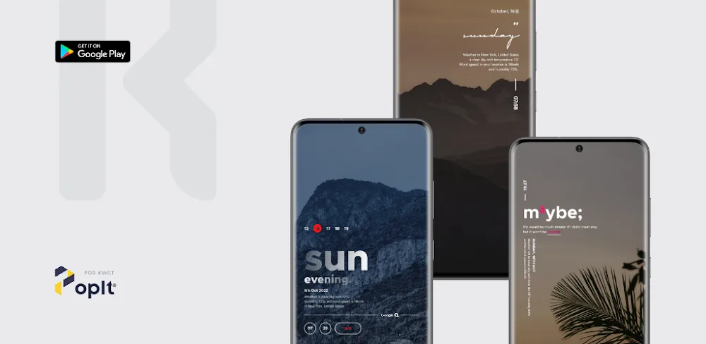 PopIt KWGT v8.1 APK (Full Version)